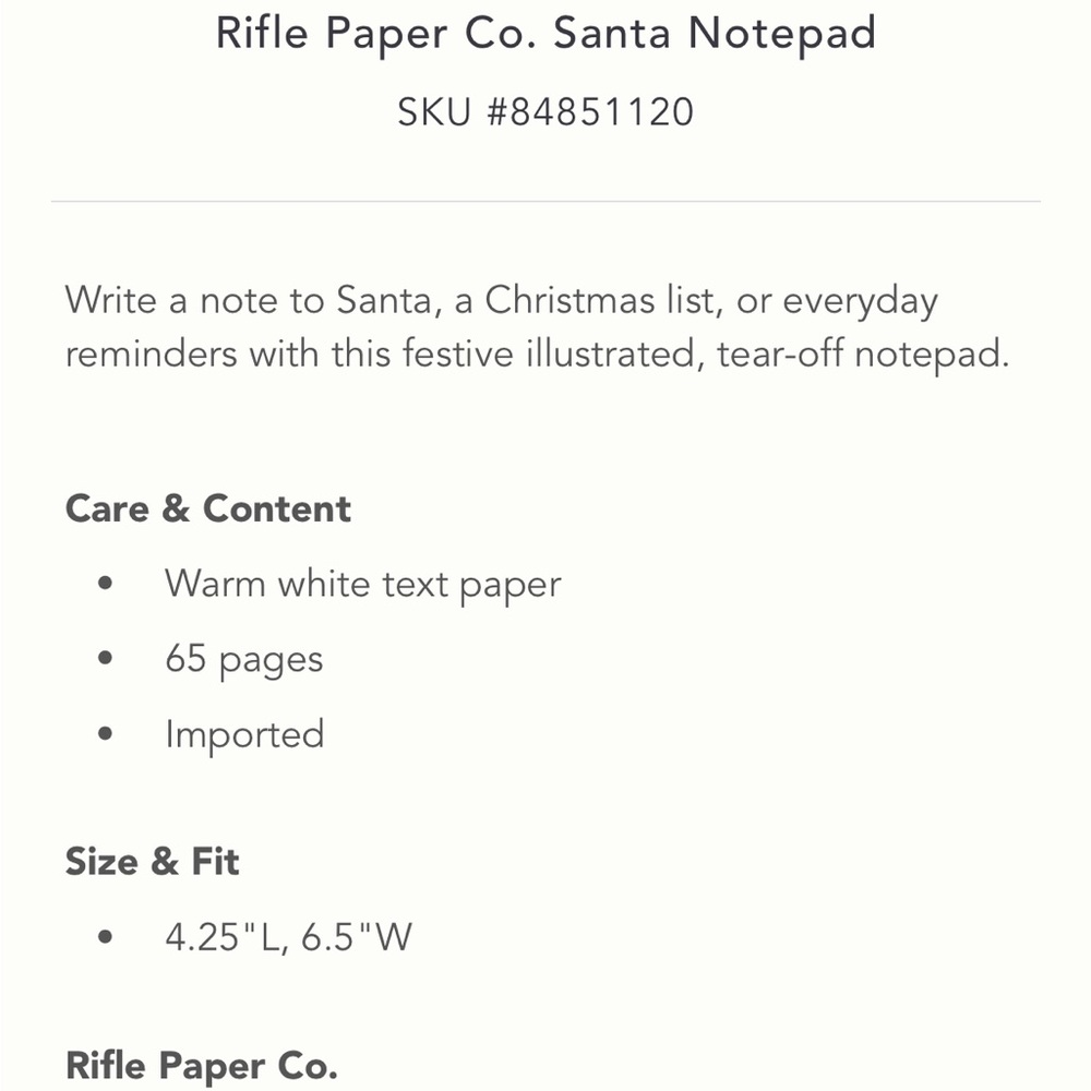Santa Claus 🎅 Note Pad‎ - Picture 2 of 4